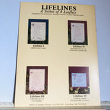 Mother & Daughter, Lifelines I, A Family History, Vintage 1984, Counted Cross Stitch Chart