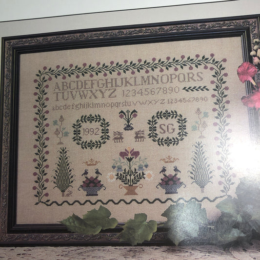 Sally Ann Designs, Legacy Sampler, Vintage 1992 Counted Cross Stitch Chart*