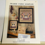 The City Stitcher, Set of 2, Prairie Farm, and Darning Samplers, Vintage 1988,1992, Counted Cross Stitch Charts*