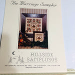Hillside Samplings, The Marriage Sampler, HS-45, Vintage 1999, Counted Cross Stitch Chart