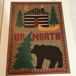 Homespun Collectibles, Choice of Mittens or Up North, Vintage Counted Cross Stitch Charts