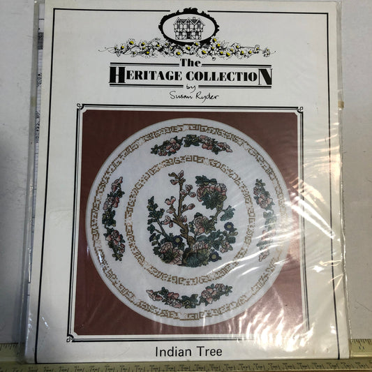 The Heritage Collection, Indian Tree, Susan Ryder, Vintage, Counted Cross Stitch Chart*
