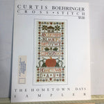Curtiss Boehringer, The Hometown Days Sampler, Vintage 1994, Counted Cross Stitch Chart*