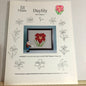 Elf Charts, Daylily, Red Volunteer, Vintage 2000, Counted Cross Stitch Chart