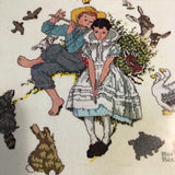 Gloria & Pat, Paragon, Norman Rockwell, Four Ages Of Love, Vintage Counted Cross Stitch Chart
