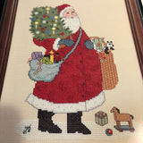 Gloria & Pat, Old Fashioned Santas, Book 53, Vintage 1987, Counted Cross Stitch Chart