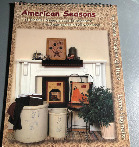 Kansas Troubles Quilters, American Seasons, Lynn Hagmeier, Quilting Chart, Flipbook