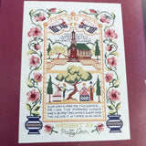Patty Ann Creations, Morning Flower Sampler, Vintage1982, Counted Cross Stitch Chart*