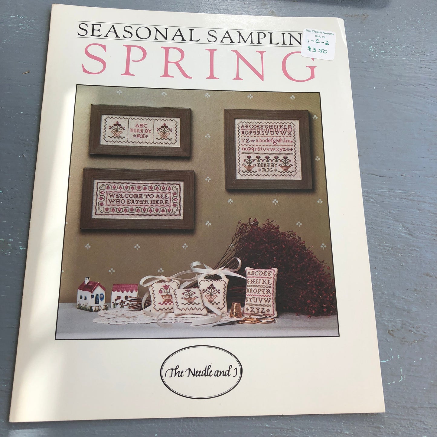 The Needle and I, Seasonal Sampling, Choice of Winter, Spring, Summer, Vintage 1986-87, Counted Cross Stitch Charts