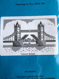 The Winchester Collection, Tower Bridge Kit, Vintage 1995, Cross Stitch Kit*