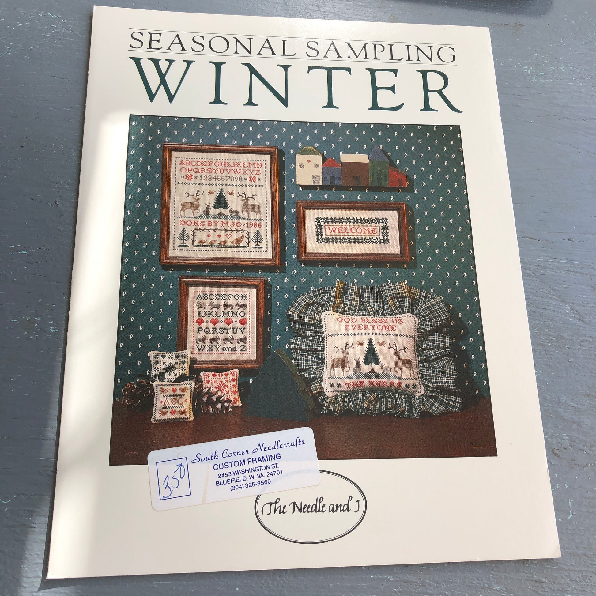 The Needle and I, Seasonal Sampling, Choice of Winter, Spring, Summer, Vintage 1986-87, Counted Cross Stitch Charts