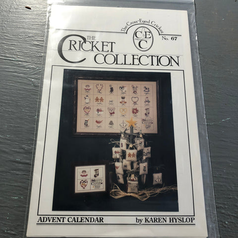 The Cricket Collection, Advent Calendar, Karen Hyslop, Counted Cross Stitch Chart