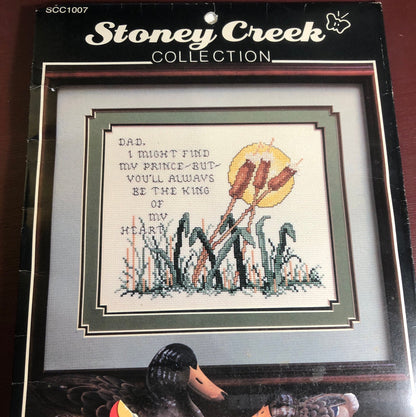 Stoney Creek Collection, DAD, SCC1007, Counted, Cross Stitch Kit, NEW, 6.25 by 7.5 Inches