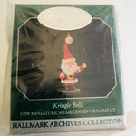 Hallmark Kringle Bells, Archives Collection, Dated 1998, Miniature Keepsake Ornament, QXC4486*