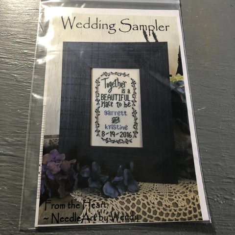 From the Heart, Wedding Sampler, Wendy Peatross, Counted Cross Stitch Chart