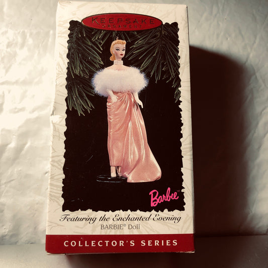 Hallmark, Featuring the Enchanted Evening, Barbie, Dated 1996, Keepsake Ornament, QXI6541