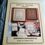 Margaret & Margaret, Joined In Marriage Sampler, Vintage 1991, Counted Cross Stitch Chart