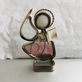 Stained Glass Mini Angel, Vintage Collectible Ornament/Figurine