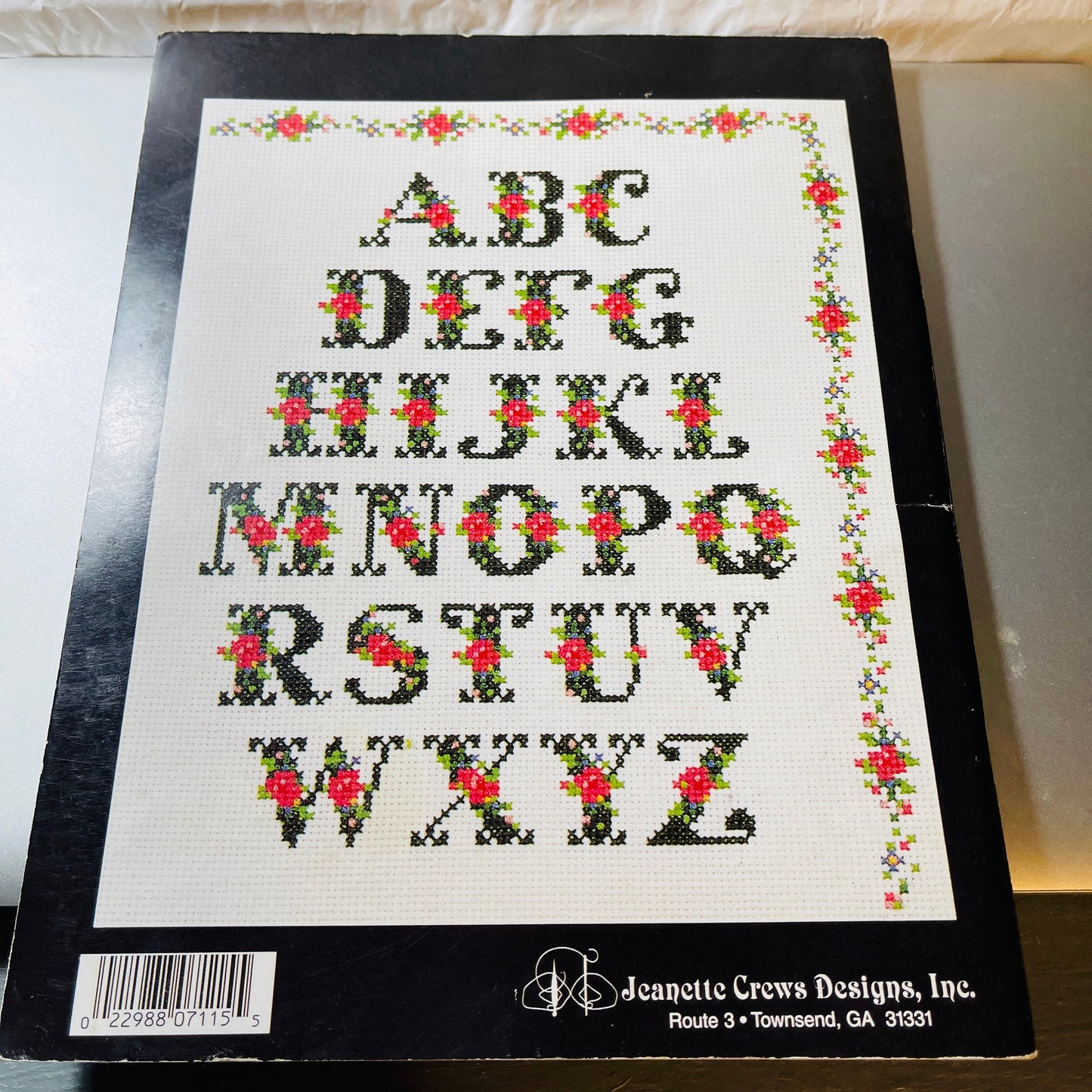 Jeanette Crews, Dale Burdette, 101 Alphabets, Vintage 1988, Counted Cross Stitch Chart