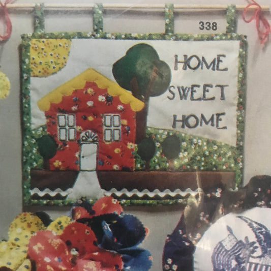 ArtCraft Concept Home Sweet Home Fabric 'N Felt, Vintage and Rare fabric collage kit