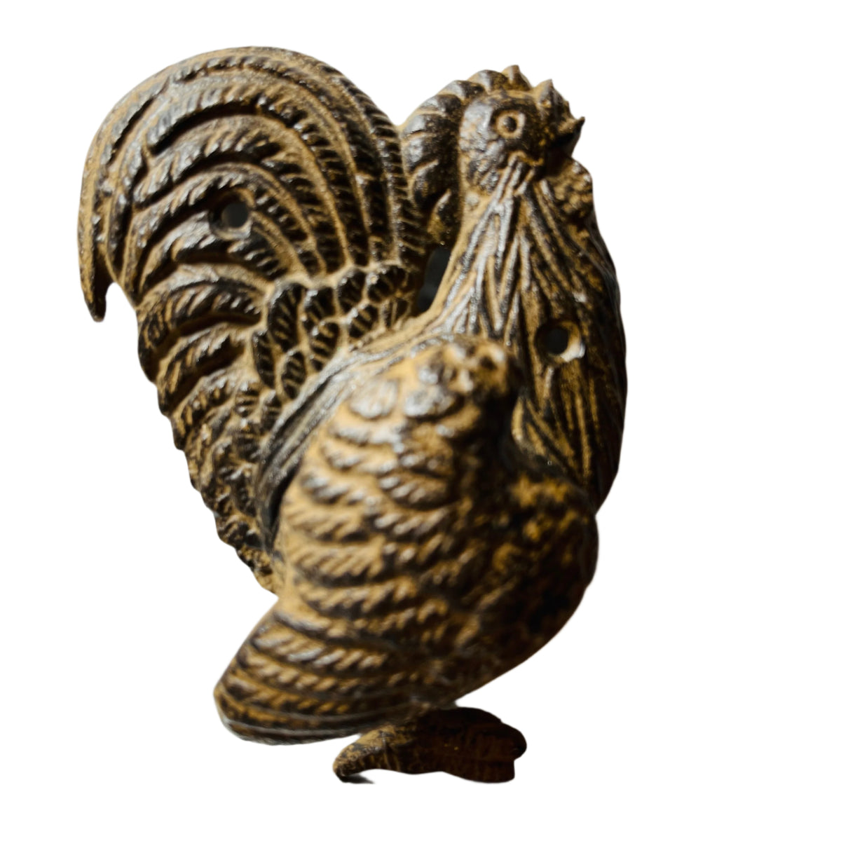 Cast Iron Rooster Door Knocker, Vintage Restoration Hardware