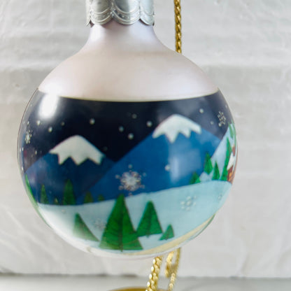 Hallmark, Grandparents, Vintage 1984, Keepsake Glass Ball Ornament, QX2561