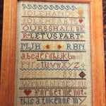 The Need'l Love Company, Hearts & Hands, Designed by, Rhonda Manley, Vintage 1990, Counted Cross Stitch, Pattern Book