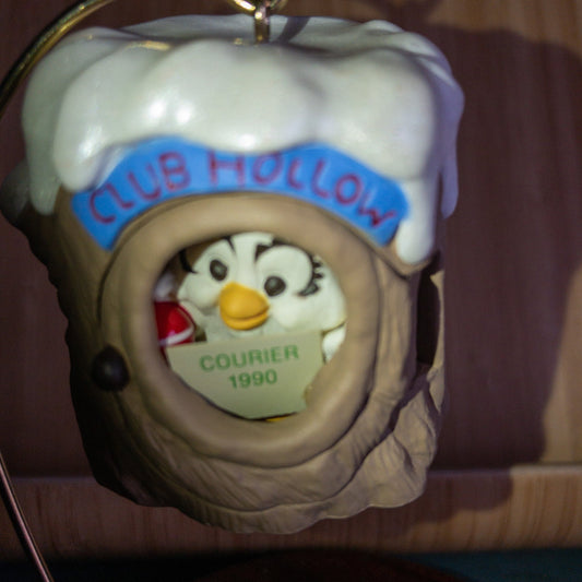 Hallmark, Club Hollow, Dated 1990, Keepsake Ornament, QXC445-6, Collector's Club