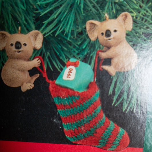 Hallmark, Stocking Pals, Dated 1990, Keepsake Ornament, QX5493