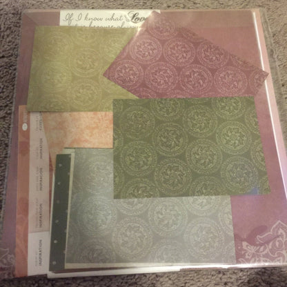 Creative Memories Inspiration scrapbook album kit