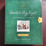Hallmark, Santa's Big Night, Club (4 pc set), Vintage 2002, Keepsake Ornament, QXC2002*
