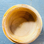 Wildcat, Round Painted Wooden Trinket Box