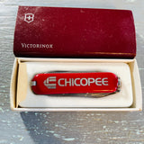 Victorinox, Chicopee, Swiss Army, Folding Pocket Knife, Vintage Advertising Collectible