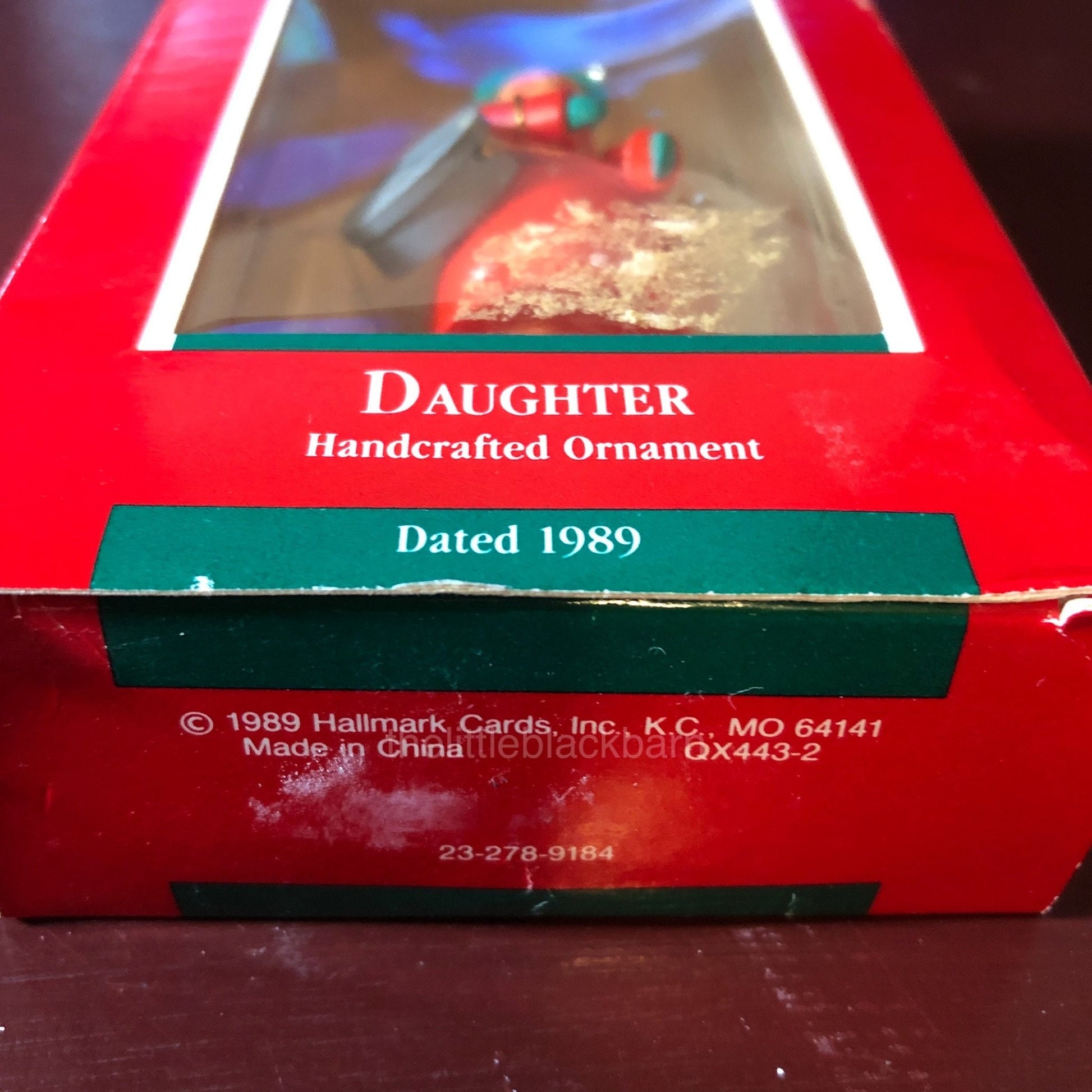 Hallmark, Daughter, Dated 1989, Keepsake Ornament, QX4432