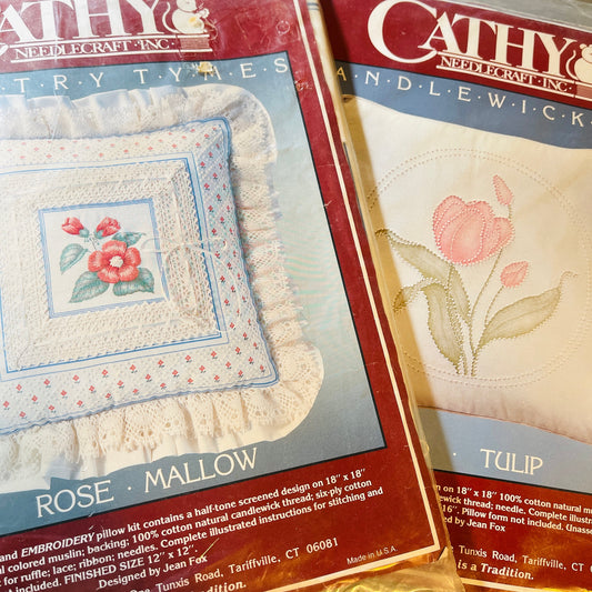 Cathy Needlecraft, Choice Of Candlewicking, Embroidery Kits, See Descriptions*
