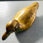 Heavy Brass Duck Figurine