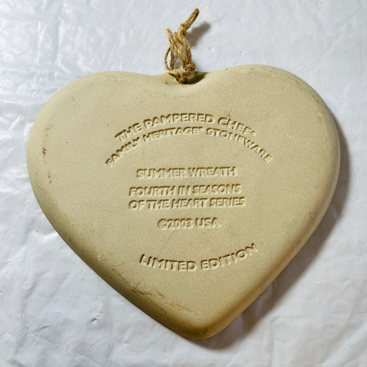 Pampered Chef, Summer Wreath, Cookie Mold, Limited Edition, Collectible*