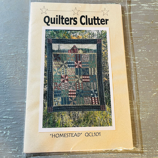 Quilters Clutter, Homestead, QCL101, Quilt Design