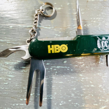 Time Warner Cable/HBO Country Club Folding Pocket Knife/Golf Tools, Advertising Collectible