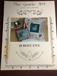 The Gentle Art, Rosy Ewe, #8, Vintage 1997, Counted, Cross Stitch Pattern, Stitch Count 46 by 38