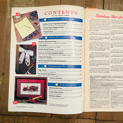 Cross Stitch Plus magazine, Lot of 4 issues, see description*
