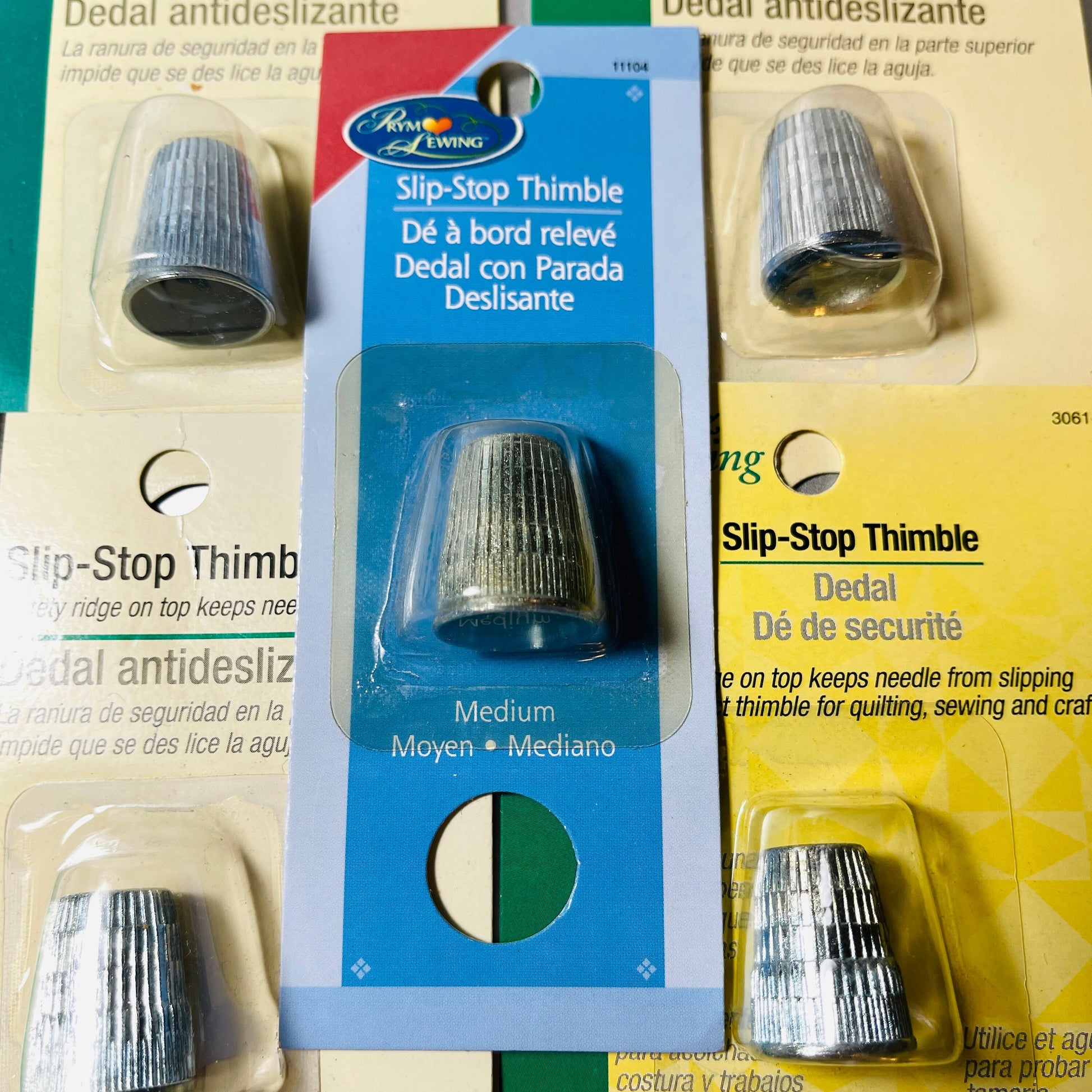 Thimbles, Bargain Lot Of 5, Dritz and Pryon, Sewing Notions, See Description*