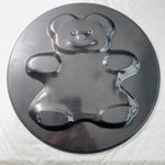 Cookie/candy mold choice of Bunny or Teddy Bear, 9.5 inch round, non-stick baking sheet pan