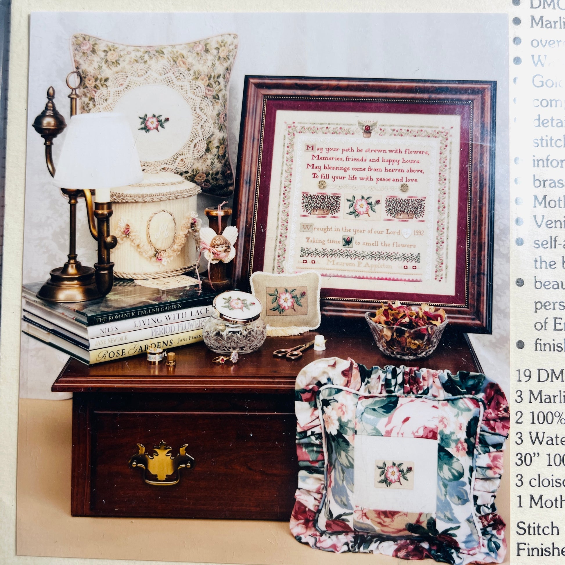 The Heart's Content, English Elegance, Vintage 1992, Cross Stitch Kit, See Description*