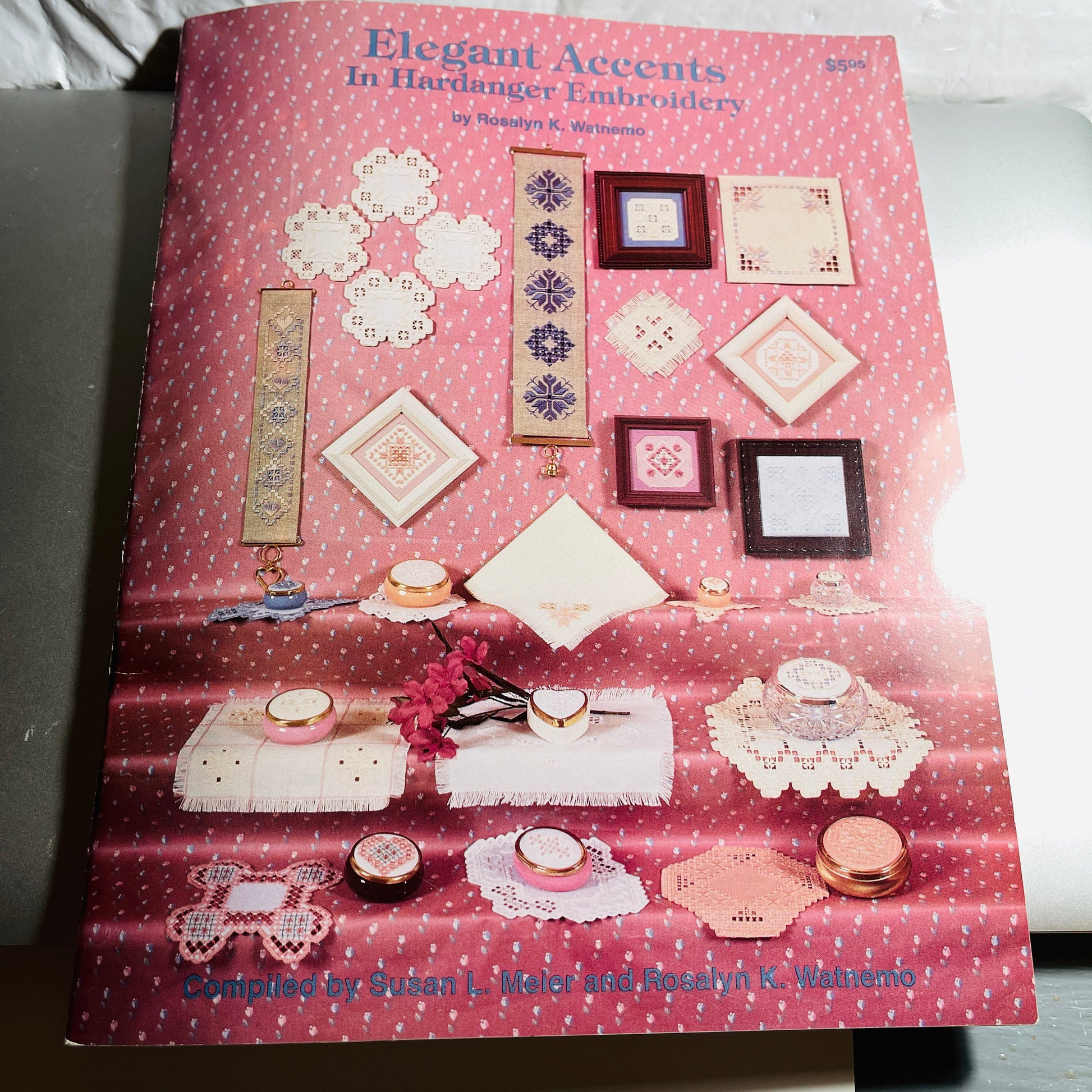 Elegant Accents in Hardanger Embroidery, Vintage 1991, Design Chart Booklet