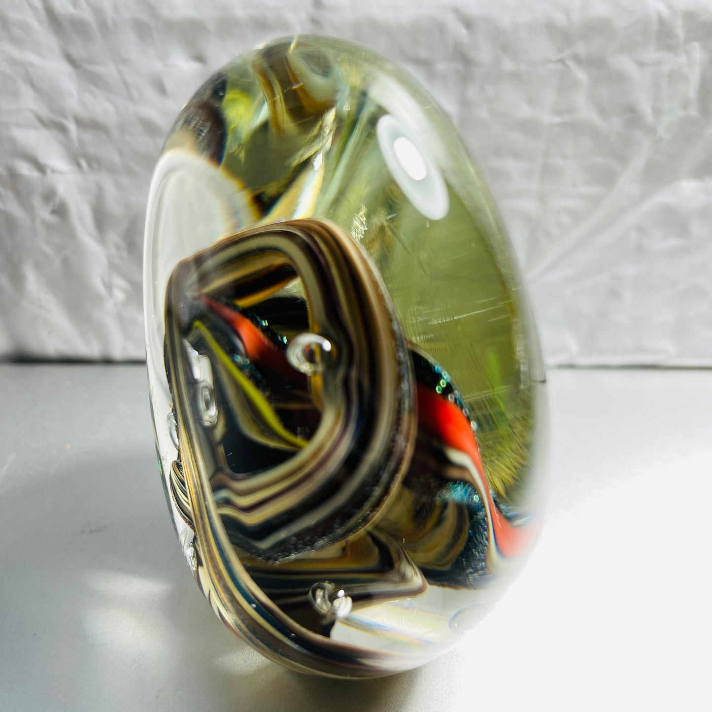 CC Walters, Choice of 2, Signed By Artist, Vintage 1999, Art Glass, Paper Weights, See Variations*