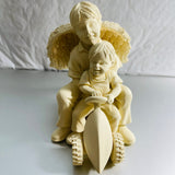 Angelstar, Brother's Keeper, Vintage 1992, Porcelain, Collectible Figurine