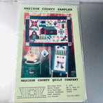 Madison County sampler, vintage 1995, quilt pattern for 58 by 40 inch wall quilt, see description for fabric included with pattern*