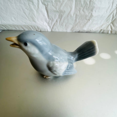 Otta Giri, Japanese, porcelain, blue bird, vintage collectible figurine