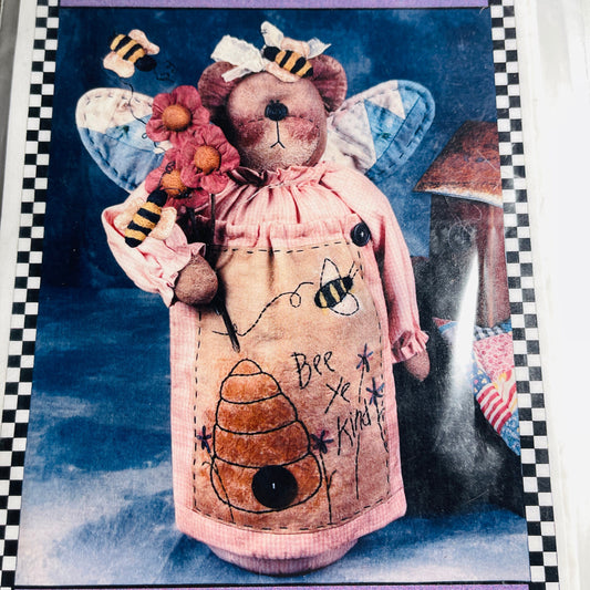 Plum Creek Collectibles, Bee Ye Kind, #146, Vintage 1997, Stuffed Toy, Sewing Design Pattern